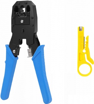 Cable Crimp Pliers, RJ11/RJ14/RJ25/RJ22/RJ45 Crimping Tool