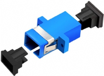 Fiber SC/UPC Adapter Simplex with Flange be Loaded with Terminal Box
