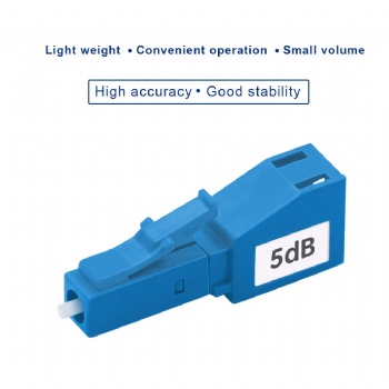 LC/UPC Singlemode 5 dB Optical Attenuator